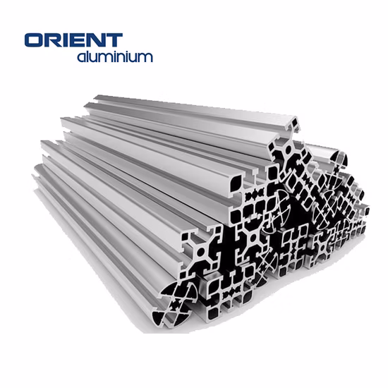 Orient China Fornecimento de Fábrica T Slot 4040 Série Perfil de Extrusão de Alumínio Industrial