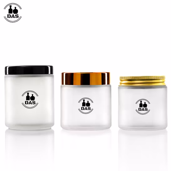 Jarra plástica redonda luxuosa para cosméticos acrílico 100g 150g