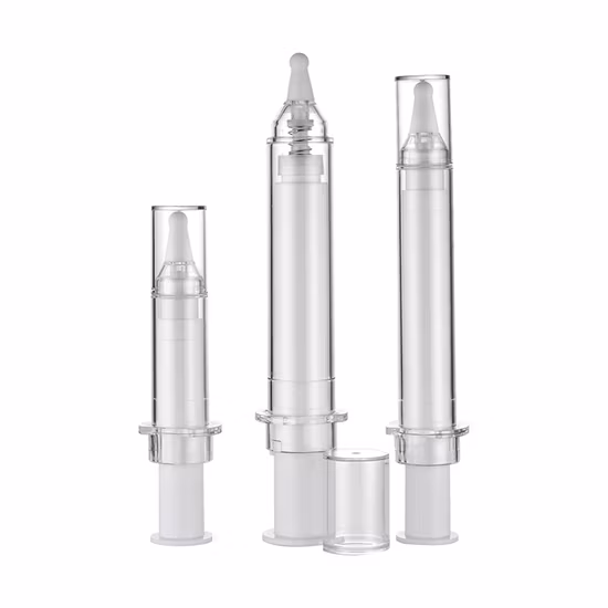 New Design Plastic PETG Eye Cream Airless Bottles for Cosmetic Packaging