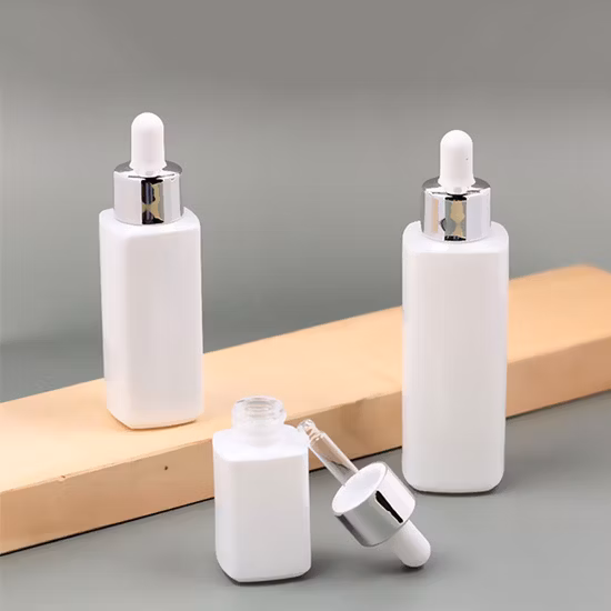 Amostra grátis mini frasco de óleo essencial de vidro para cosméticos com tampa conta-gotas