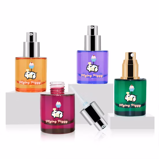 Embalagem de luxo 30 50 80 g 40 100 120 ml recipiente vazio para cuidados com a pele loção bomba frasco de creme frasco de spray de vidro personalizado