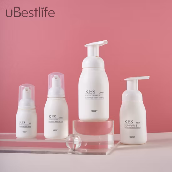 Melhor qualidade 50ml 150ml 200ml 43/410 Bomba Sabonete Líquido Bomba Espuma Limpador Facial Garrafa Cosmética