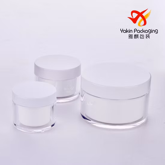 10g Rosa Skincare Pequeno Creme Facial Vazio Personalizado Bálsamo Labial Esfoliante Acrílico Vidro Pet Cosmético Embalagem Plástica Creme Frasco Pote Garrafa Caixa Recipiente